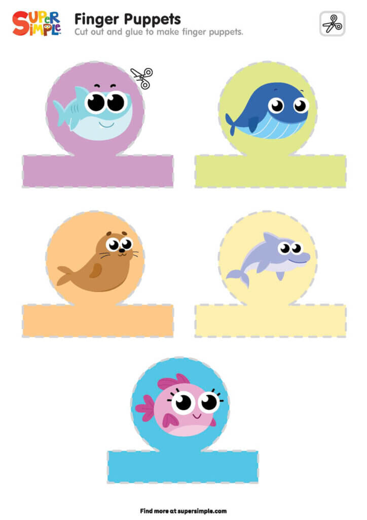 I'm A Baby Fish Finger Puppets