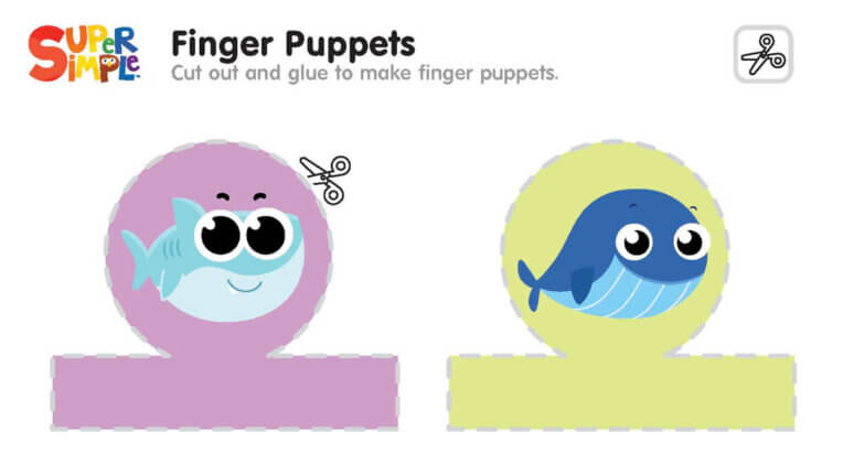 I'm A Baby Fish Finger Puppets