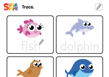 I'm A Baby Fish - Letter Tracing Worksheet
