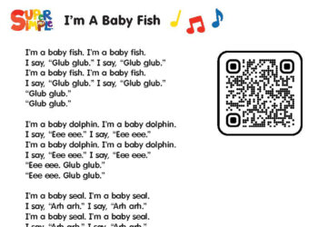 I'm A Baby Fish Lyrics Poster