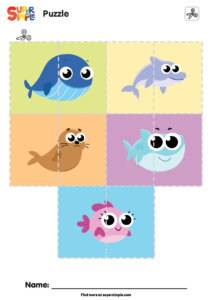 I'm A Baby Fish Puzzle