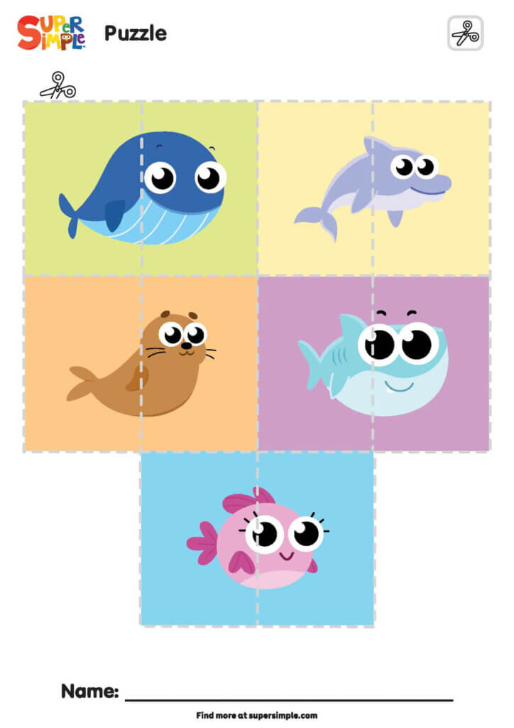 I'm A Baby Fish Puzzle