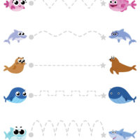 I'm A Baby Fish - Tracing Worksheet