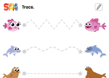 I'm A Baby Fish - Tracing Worksheet