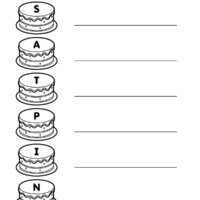 Pat-A-Cake Writing Worksheet