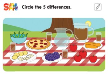 The Family Tree - Find The Differences Worksheet