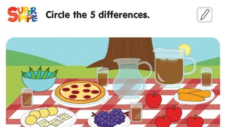 The Family Tree - Find The Differences Worksheet