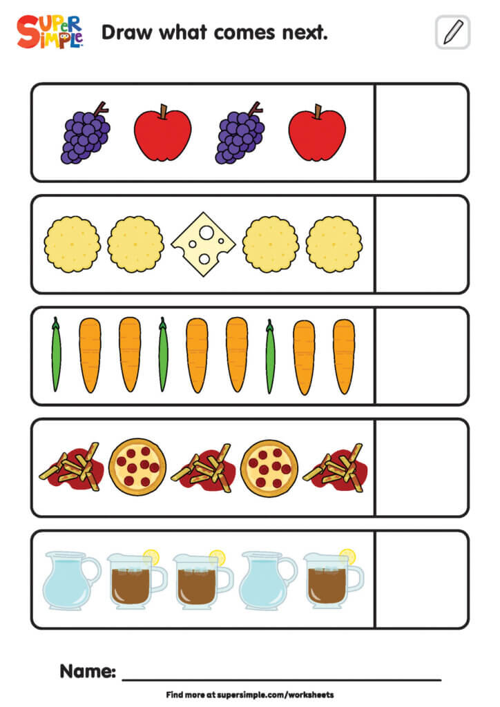 The Family Tree - What Comes Next? Worksheet