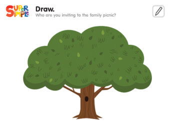 The Family Tree - Draw Your Family Worksheet