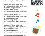The Family Tree Lyrics Poster