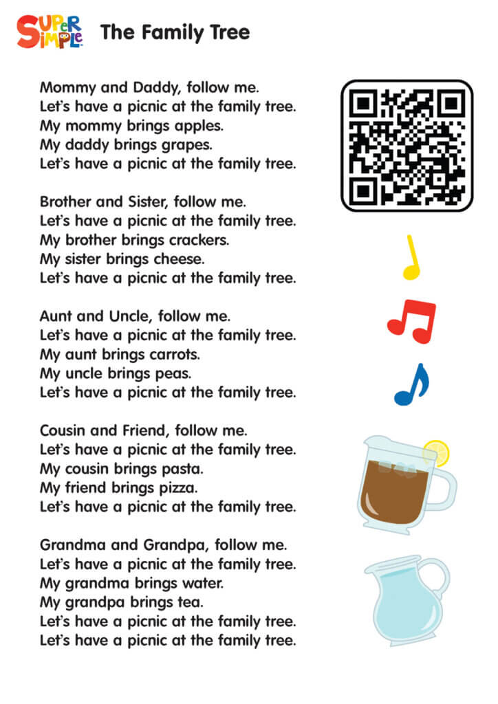 The Family Tree Lyrics Poster
