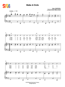 Make A Circle Sheet Music