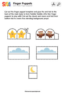 Star & Owl Finger Puppets