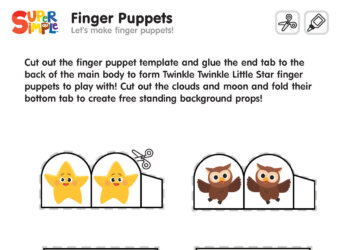 Star & Owl Finger Puppets