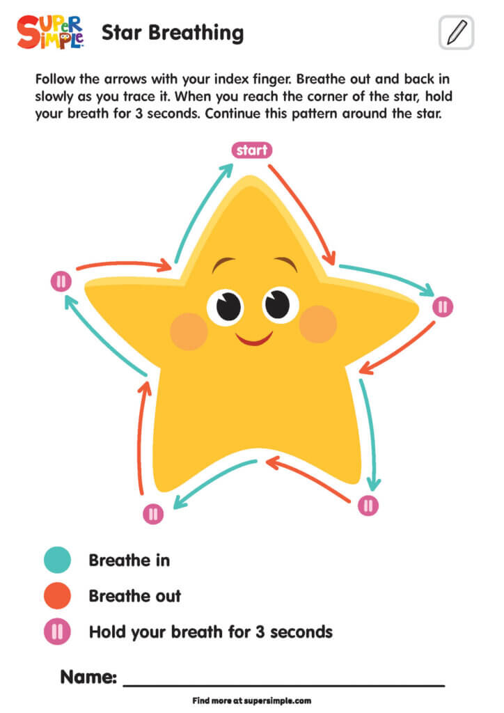 Star Breathing Activity