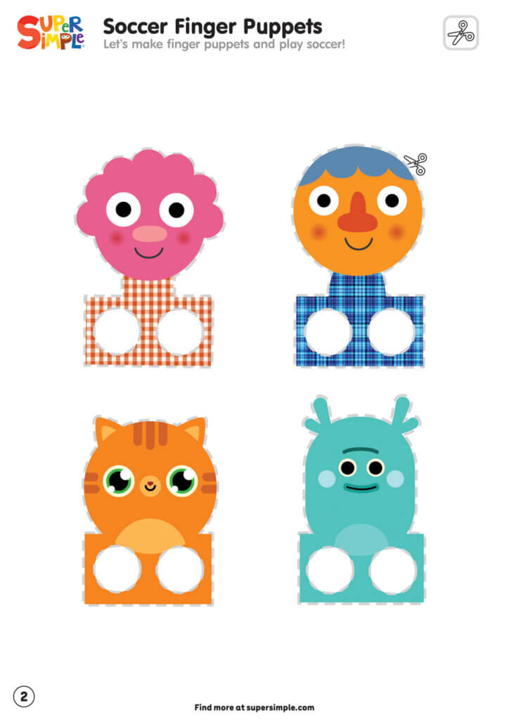 Soccer FInger Puppets