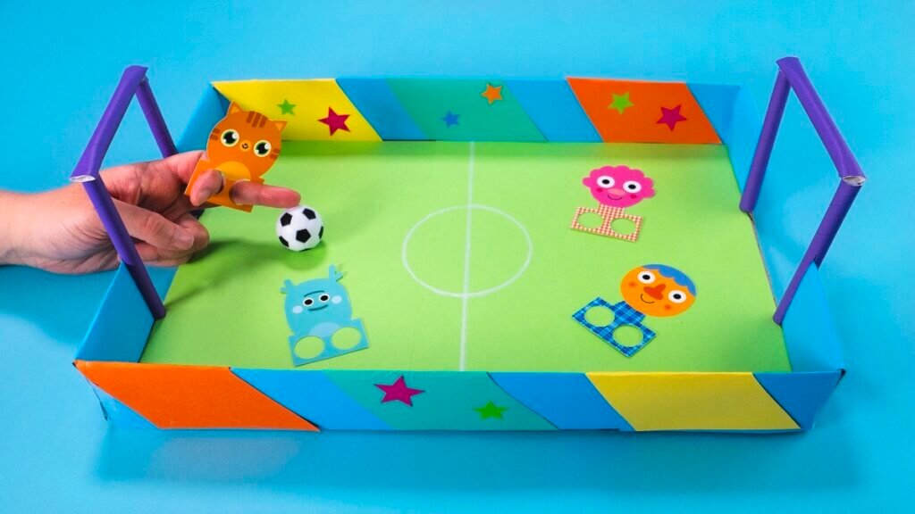 DIY Soccer Field Craft for Kids