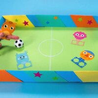 DIY Soccer Field Craft for Kids