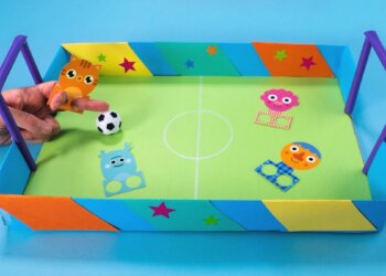 DIY Soccer Field Craft for Kids