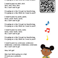 I'm Going On A Trip Lyrics Poster