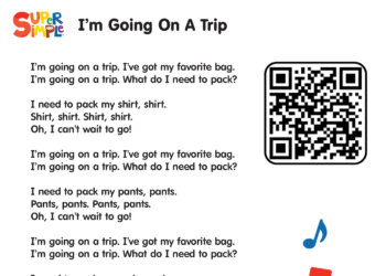 I'm Going On A Trip Lyrics Poster