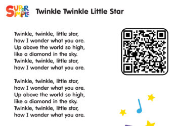Twinkle Twinkle Little Star Lyrics Poster