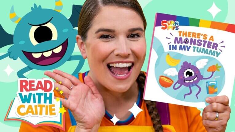 Read With Caitie "There's A Monster In My Tummy"