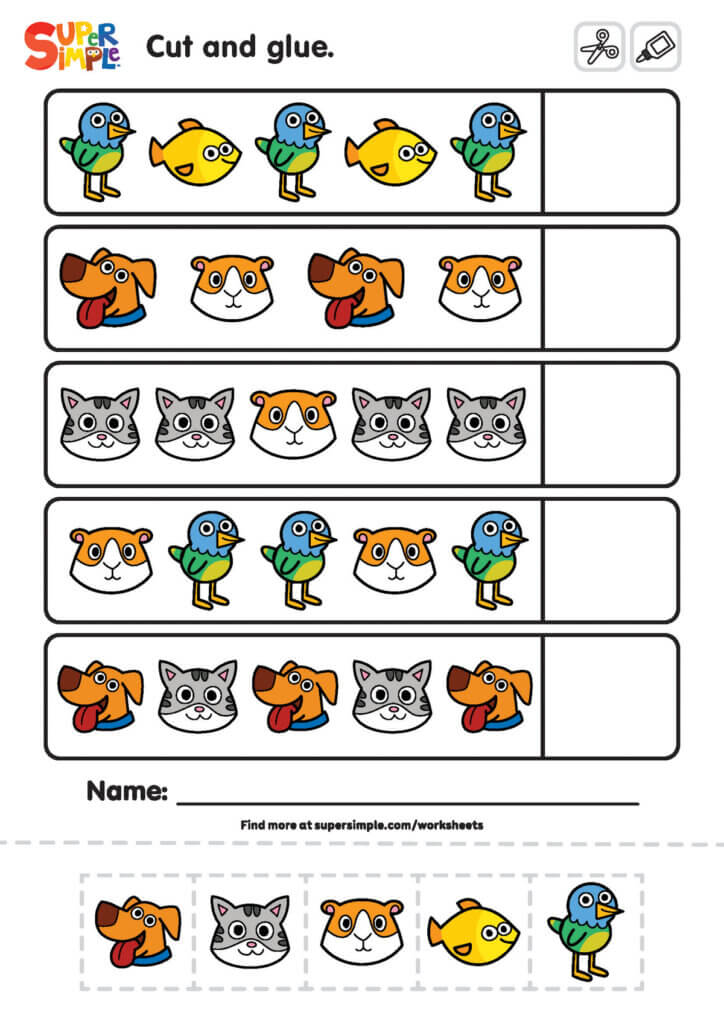Our Listening Ears - Cut & Glue Worksheet