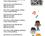Our Listening Ears Lyrics Poster
