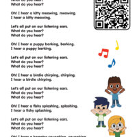 Our Listening Ears Lyrics Poster