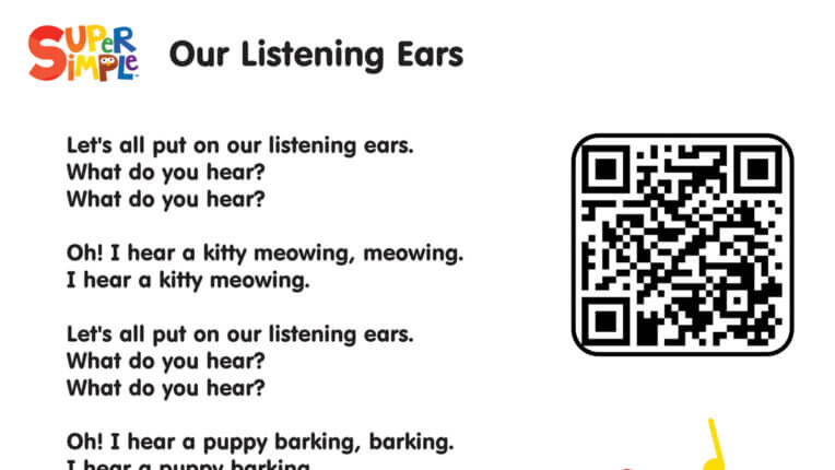 Our Listening Ears Lyrics Poster