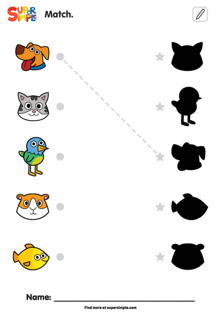 Our Listening Ears - Matching Printable