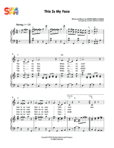 This Is My Face Sheet Music