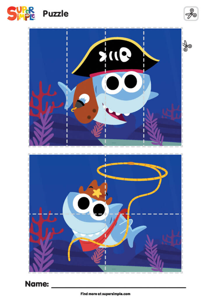 Baby Shark Halloween - Puzzles