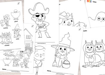 Knock Knock, Trick Or Treat? - Coloring pages