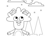 If I Were A Ghost Coloring Pages