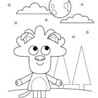 If I Were A Ghost Coloring Pages