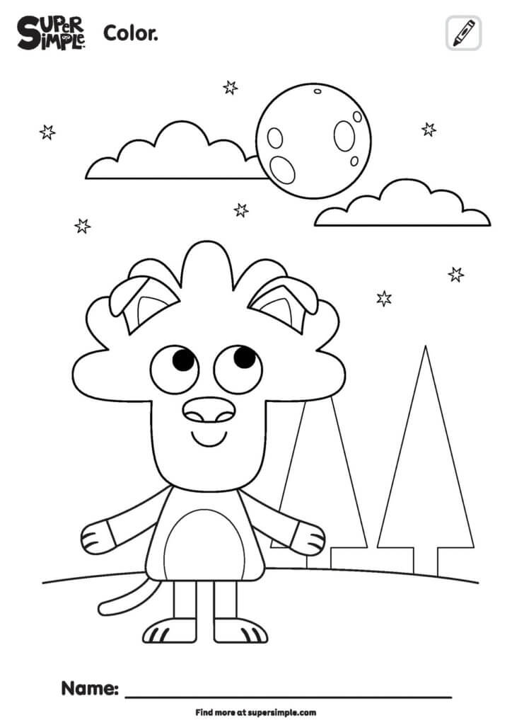 If I Were A Ghost Coloring Pages
