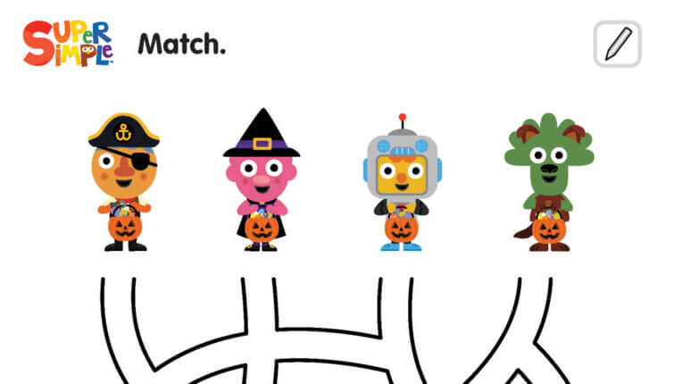 If I Were A Ghost - Matching Worksheet