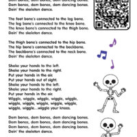 The Skeleton Dance Lyrics Poster