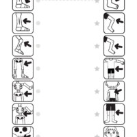 The Skeleton Dance - Matching Worksheet (2 Columns)