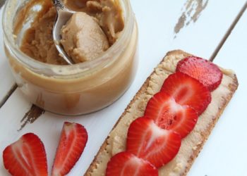 Peanut Butter with strawberries