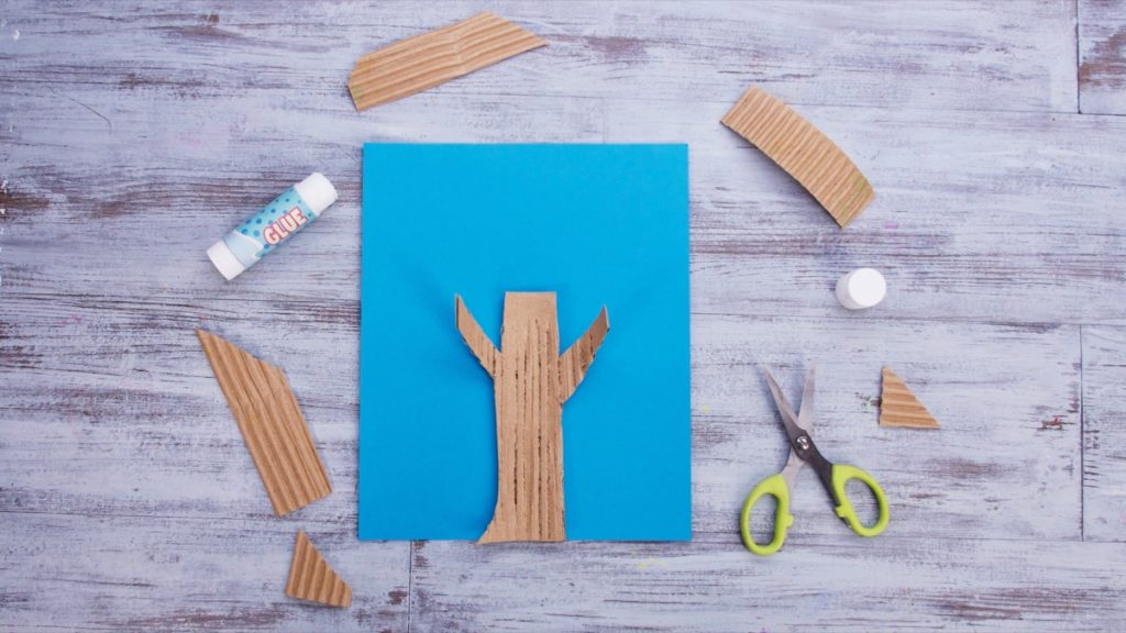 Tissue Paper Tree Craft Super Simple