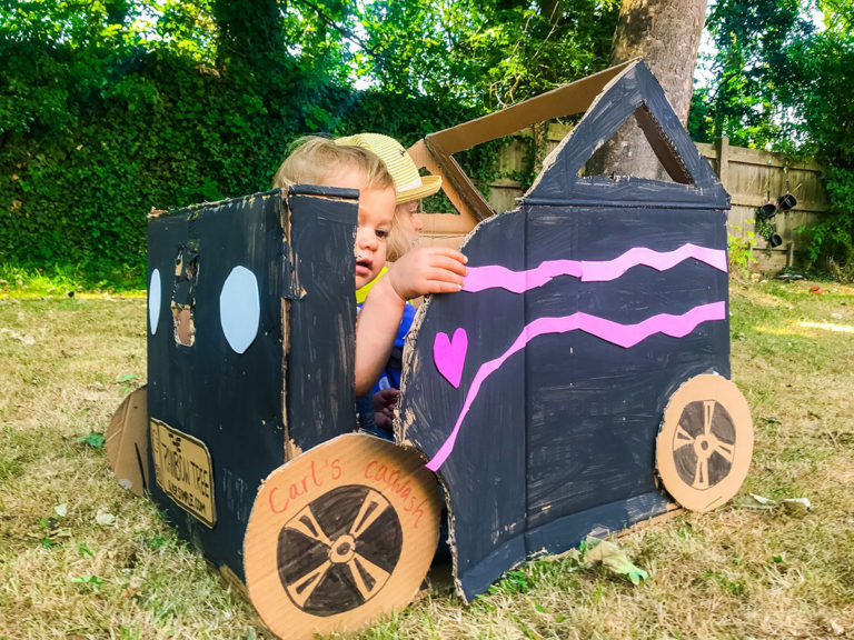 DIY Cardboard Car Super Simple