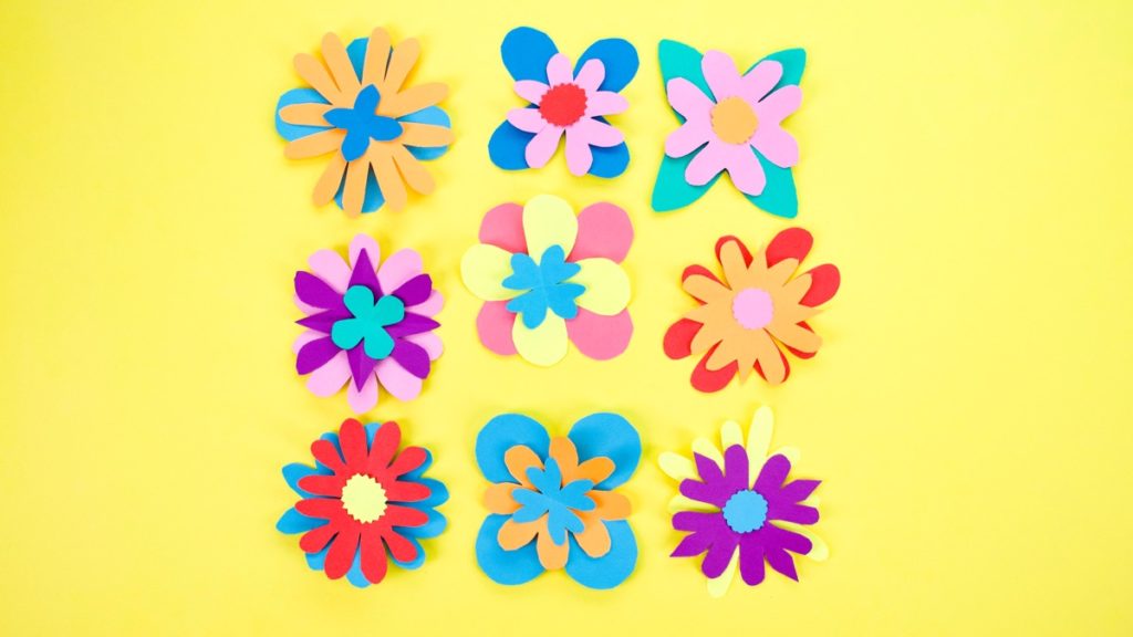 Paper Flowers Bouquet Craft - Super Simple