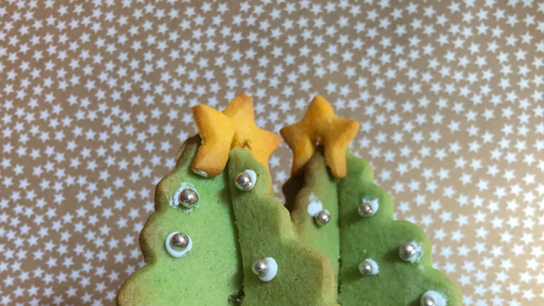 3D Christmas Tree Cookies