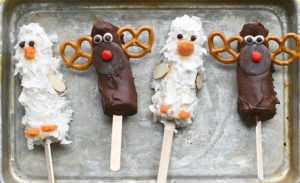 Moose and Goose Banana Pops