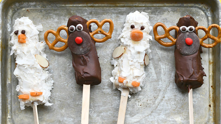 Moose and Goose Banana Pops