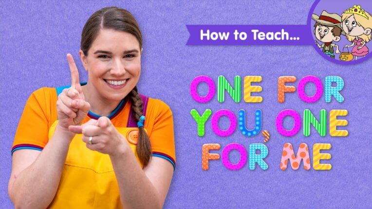 How To Teach One For You, One For Me