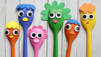 Noodle & Pals Wooden Spoon Craft - Super Simple